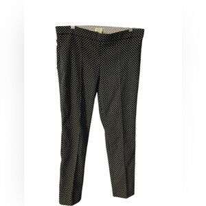Adrienne Vittadini size 14 straight leg trousers patterned